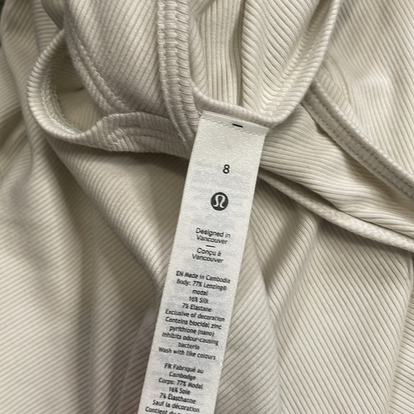 Lululemon Ribbed Modal Twist Back Tank NWT - Picture 3 of 6